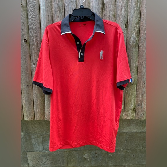 U suck at golf mens performance stretch golf polo shirt size large worn once - Picture 1 of 6